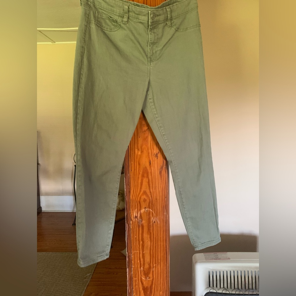 GAP Olive green jeggings Size 10